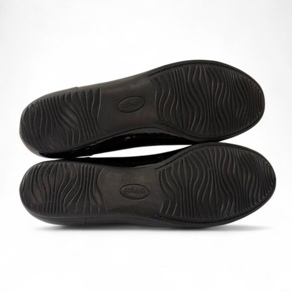 SOFTWALK Sonoma Black Narrow Leather Ballet Flats Shoes, NEW! Size 9 Narrow - Picture 5 of 5